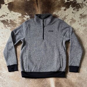 Cinch Black and Gray Women's 1/4 Zip-Sweater